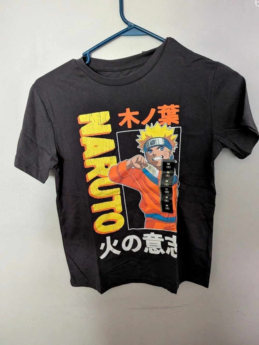 Art Class Naruto graphic tee Graphic Tee Black Kids Medium NWT